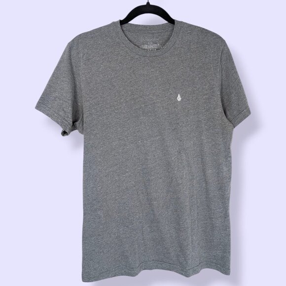 (2/$20) Volcom Grey Small Logo Tee - Picture 1 of 5